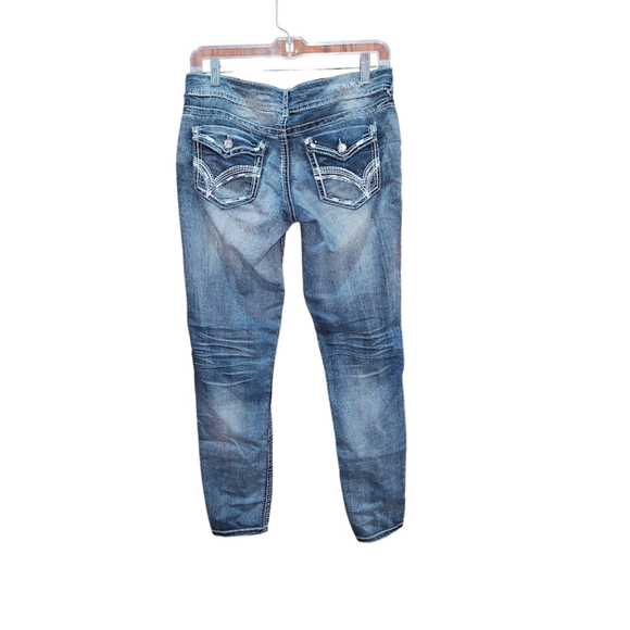 Women's (Juniors) Vanilla Star Jeans Size 9 Blue Denim - Picture 3 of 10